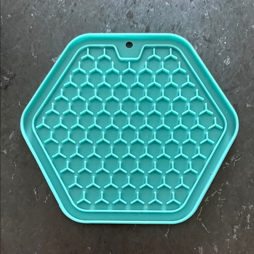 Teal Silicone Lick Mat for Dogs